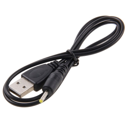 USB to 2.5mm DC Charging Cable, Length: 65cm(Black) - Mobile Accessories by buy2fix | Online Shopping UK | buy2fix