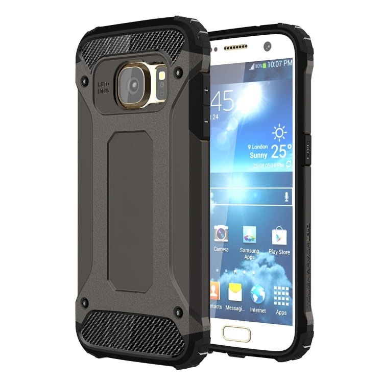 For Galaxy S7 / G930 Tough Armor TPU + PC Combination Case (Black) - Galaxy Phone Cases by buy2fix | Online Shopping UK | buy2fix