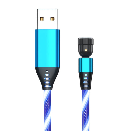 2.4A 540 Degree Bendable Streamer Magnetic Data Cable without Magnetic Head, Cable Length: 1m (Blue) - Mobile Accessories by buy2fix | Online Shopping UK | buy2fix
