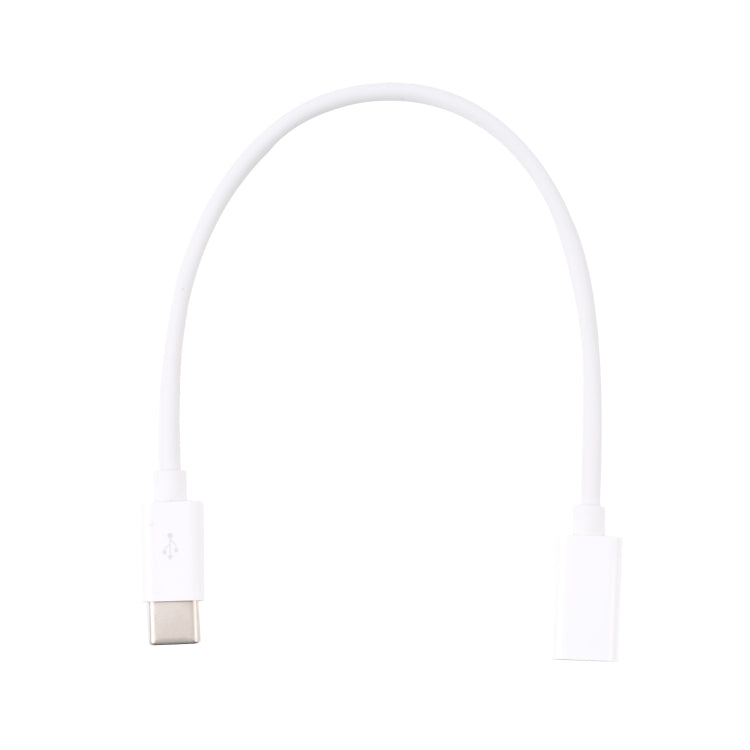 USB-C / Type-C Male to Type-C Female Extended Cable, Length: 1m (White) -  by buy2fix | Online Shopping UK | buy2fix