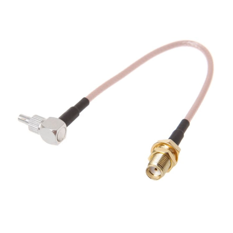 SMA Female to CRC9 / TS9 Double RF Coaxial Connector RG316 Adapter Cable, Length: 15cm - Security by buy2fix | Online Shopping UK | buy2fix