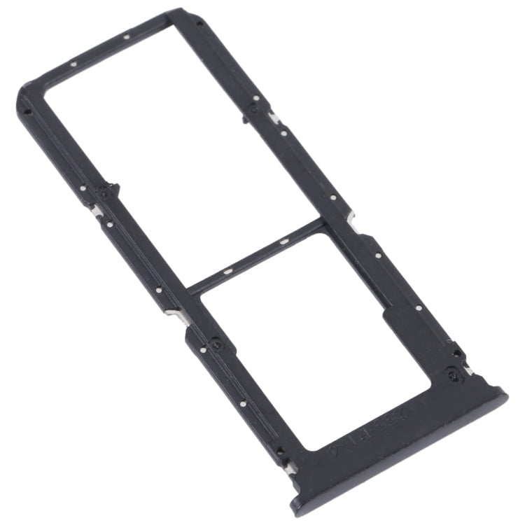 For OPPO A55 5G / A53S 5G SIM Card Tray + SIM Card Tray + Micro SD Card Tray (Black) - Card Socket by buy2fix | Online Shopping UK | buy2fix
