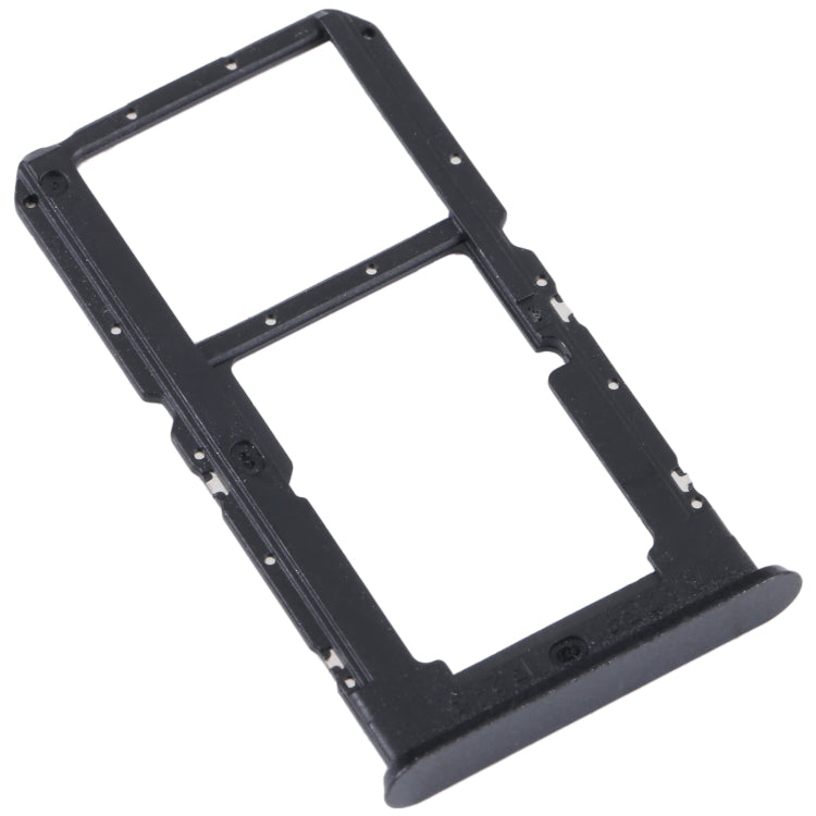 For OPPO A96 China SIM Card Tray + SIM / Micro SD Card Tray (Black) - Card Socket by buy2fix | Online Shopping UK | buy2fix