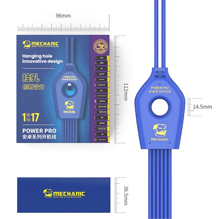 Mechanic Power Pro 17 in 1 Mobile Phone Power Supply Test Cable for Android - Repair & Spare Parts by MECHANIC | Online Shopping UK | buy2fix