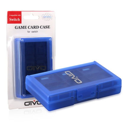 OIVO IV-SW029 24in1 Game Memory Card Storage Box Card Case Holder For Nintendo Switch(Blue) - Others by OIVO | Online Shopping UK | buy2fix