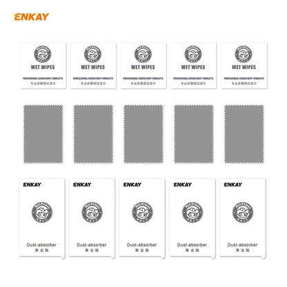 For iPhone 12 / 12 Pro 5pcs ENKAY Hat-Prince 0.26mm 9H 6D Privacy Anti-spy Full Screen Tempered Glass Film 6.1 - iPhone 12 / 12 Pro Tempered Glass by ENKAY | Online Shopping UK | buy2fix