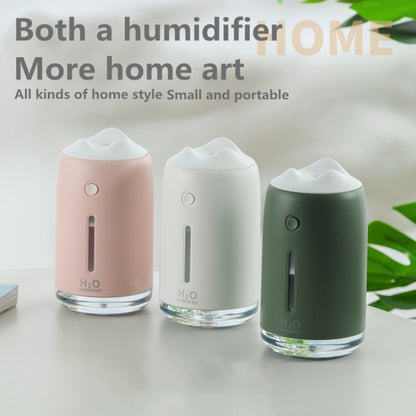 Snow Mountain Simple Mini Home Silent Bedroom Student Dormitory Office Portable USB Wireless Persistent Air Humidifier(red) - Home & Garden by buy2fix | Online Shopping UK | buy2fix