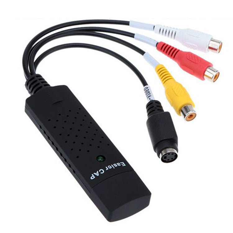 Portable USB 2.0 Video + Audio RCA Female to Female Connector for TV / DVD / VHS Support Vista 64 / win 7 / win 8 / win 10 / Mac OS - RCA Adapter by buy2fix | Online Shopping UK | buy2fix