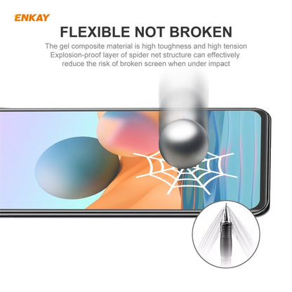 For Redmi Note 10 Pro / Note 10 Pro Max 2 PCS ENKAY Hat-Prince Full Glue Full Coverage Screen Protector Explosion-proof Hydrogel Film - For Xiaomi by ENKAY | Online Shopping UK | buy2fix