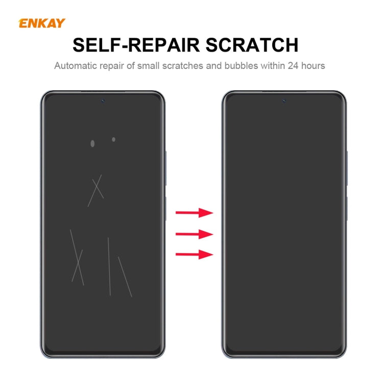 For Xiaomi Mi 11 Ultra 2 PCS ENKAY Hat-Prince Full Glue Full Coverage Screen Protector Explosion-proof Hydrogel Film - Mobile Accessories by ENKAY | Online Shopping UK | buy2fix