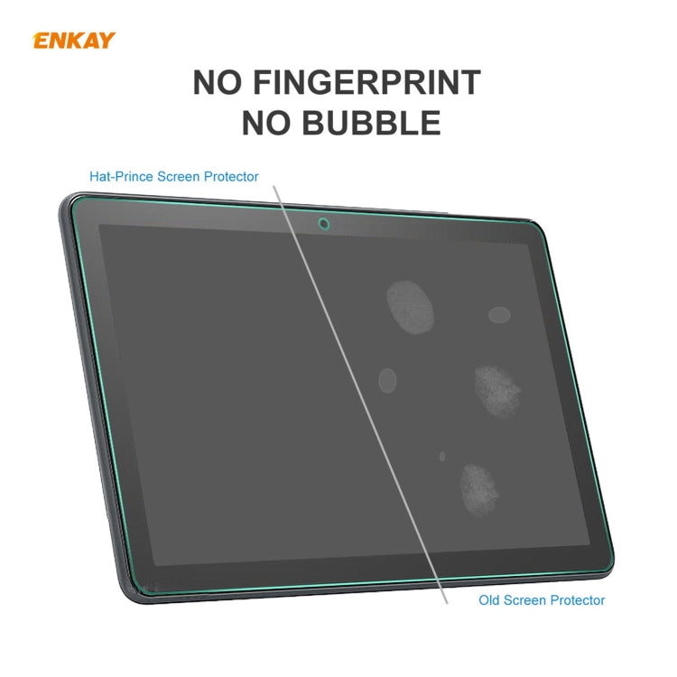 2 PCS For Amazon Fire HD 10 / HD 10 Plus 2021 ENKAY Hat-Prince 0.33mm 9H Surface Hardness 2.5D Explosion-proof Tempered Glass Protector Film - Others by ENKAY | Online Shopping UK | buy2fix