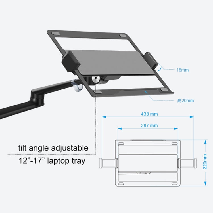 UP-9L Multifunction Laptop Floor Stand - Computer & Networking by buy2fix | Online Shopping UK | buy2fix