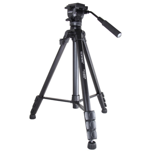 YUNTENG VCT-999 2m Aluminum Tripod Mount with Fluid Drag Damping Head - Camera Accessories by buy2fix | Online Shopping UK | buy2fix