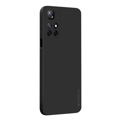 For Xiaomi Redmi Note 11 / Poco M4 Pro 5G PINWUYO Liquid Silicone TPU Phone Case(Black) - Xiaomi Cases by PINWUYO | Online Shopping UK | buy2fix