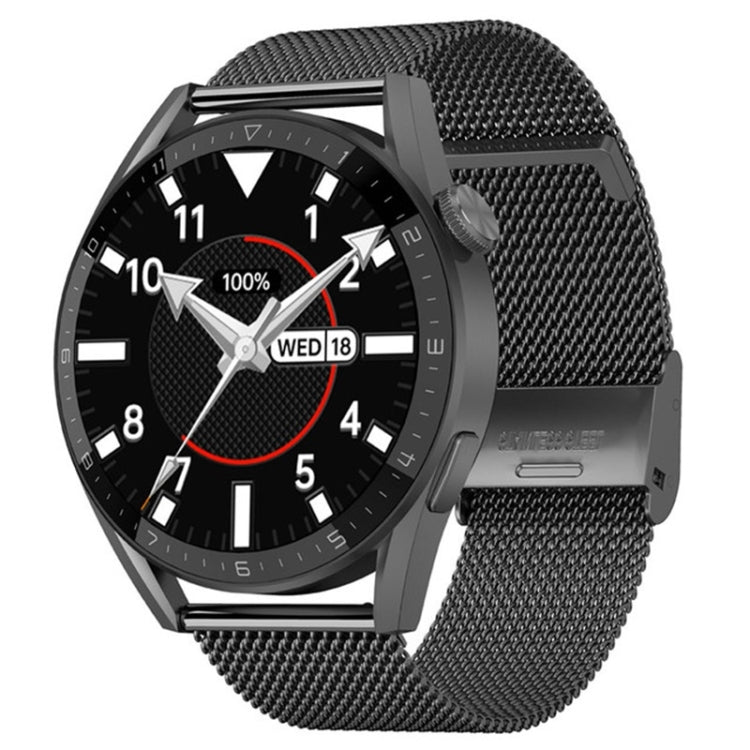 DT3 Max 1.36 inch Steel Watchband Color Screen Smart Watch(Black) - Smart Wear by buy2fix | Online Shopping UK | buy2fix