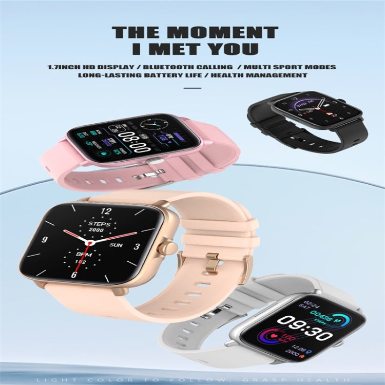 Y22 1.7inch IP67 Color Screen Smart Watch(Rose Gold) - Smart Wear by buy2fix | Online Shopping UK | buy2fix