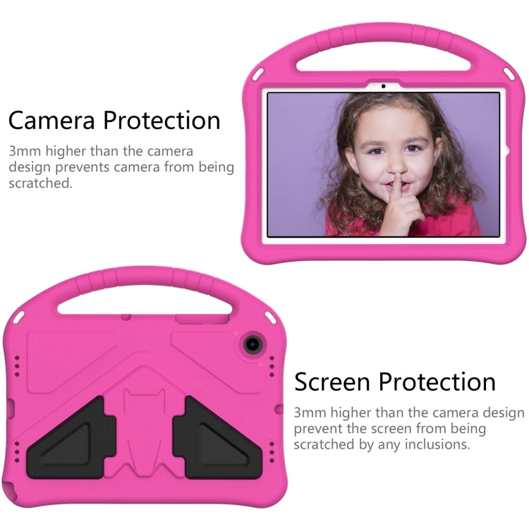 For Samsung Galaxy Tab A8 10.5 2021 X200 / X205 EVA Shockproof Tablet Case with Holder(RoseRed) - Samsung Accessories by buy2fix | Online Shopping UK | buy2fix