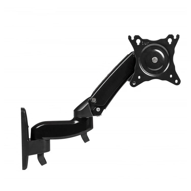 F150 Full Motion Monitor Wall Mount TV Wall Bracket with Adjustable Gas Spring Arm for 17-27 inch LED LCD Monitor - Computer & Networking by buy2fix | Online Shopping UK | buy2fix
