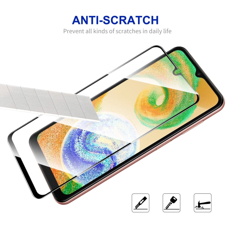 For Samsung Galaxy A04 / A04s 10pcs ENKAY Full Glue 0.26mm 9H 2.5D Tempered Glass Full Film - Galaxy Tempered Glass by ENKAY | Online Shopping UK | buy2fix