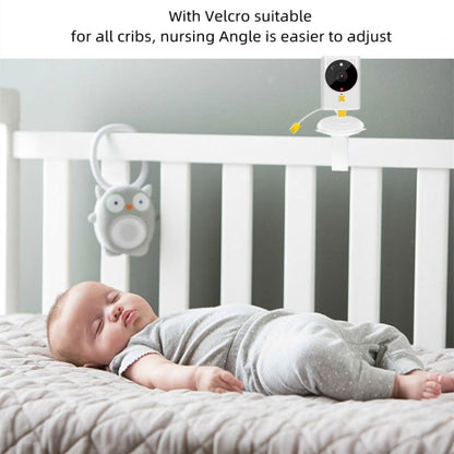 855P 2.4 inch Home Wireless Yellow Baby Monitor with Baby Surveillance Camera(UK Plug) - Security by buy2fix | Online Shopping UK | buy2fix