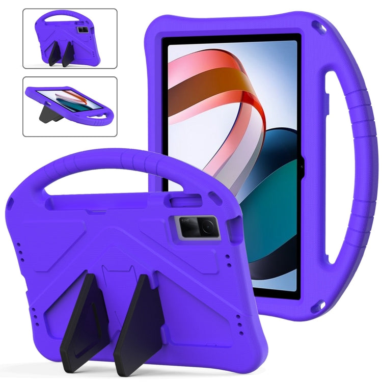 For Xiaomi Redmi Pad 10.6 2022 EVA Shockproof Tablet Case with Holder(Purple) -  by buy2fix | Online Shopping UK | buy2fix