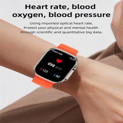 WS68 ULTRA 1.85 inch Color Screen Smart Watch,Support Heart Rate Monitoring / Blood Pressure Monitoring(Blue) - Smart Wear by buy2fix | Online Shopping UK | buy2fix