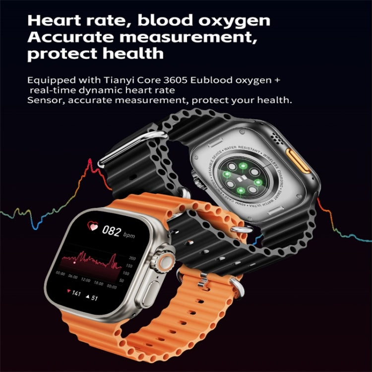 WS83 MAX ULTRA 2.03 inch Color Screen Smart Watch,Support Heart Rate Monitoring / Blood Pressure Monitoring(Black) - Smart Wear by buy2fix | Online Shopping UK | buy2fix