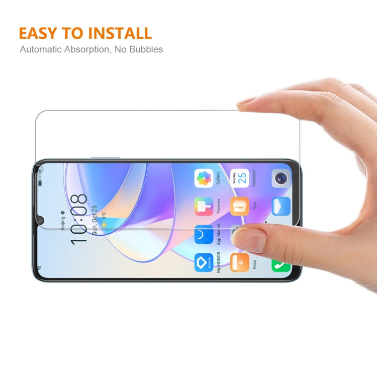 For Honor X7A 5pcs ENKAY Hat-Prince 0.26mm 9H 2.5D High Aluminum-silicon Tempered Glass Film - Honor Tempered Glass by ENKAY | Online Shopping UK | buy2fix