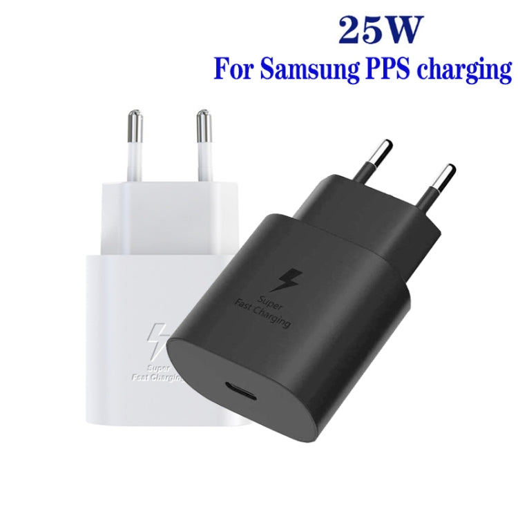 TA800 PD / PPS 25W Type-C Port Charger for Samsung, EU Plug(White) -  by buy2fix | Online Shopping UK | buy2fix