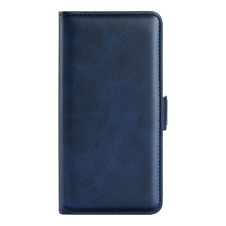 For Google Pixel 7a Dual-side Magnetic Buckle Leather Phone Case(Dark Blue) - Google Cases by buy2fix | Online Shopping UK | buy2fix