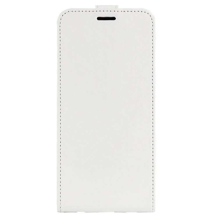 For TCL 40 SE R64 Texture Vertical Flip Leather Phone Case(White) - More Brand by buy2fix | Online Shopping UK | buy2fix