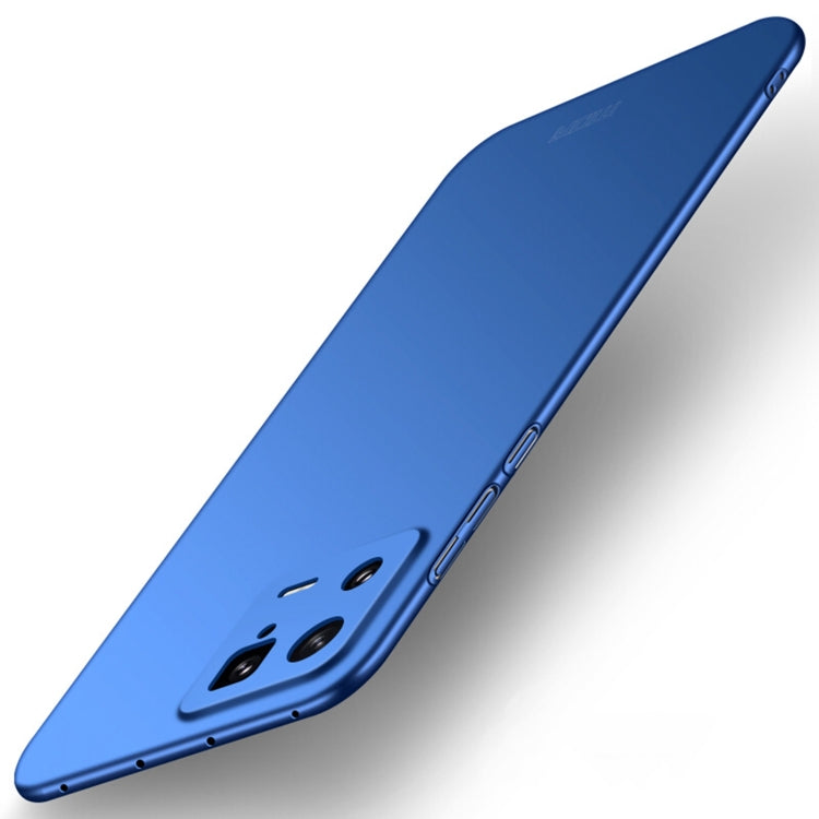 For Xiaomi 13 MOFI Frosted Ultra-thin PC Hard Case(Blue) - 13 Cases by MOFI | Online Shopping UK | buy2fix