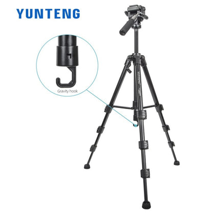 YUNTENG VCT-6006 Professional Hydraulic Head Aluminum Tripod - Tripods by YUNTENG | Online Shopping UK | buy2fix