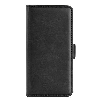 For iPhone 15 Plus Dual-side Magnetic Buckle Horizontal Flip Leather Phone Case(Black) - iPhone 15 Plus Cases by buy2fix | Online Shopping UK | buy2fix