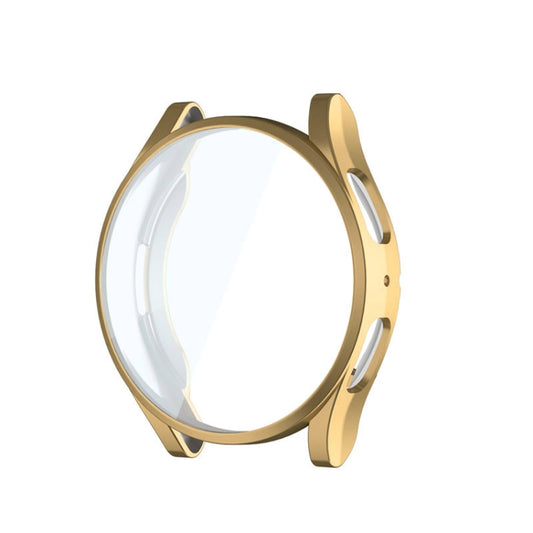 For Samsung Galaxy Watch6 40mm ENKAY Hat-Prince Full Coverage Electroplated Soft TPU Case with Screen Protection(Gold) - Watch Cases by ENKAY | Online Shopping UK | buy2fix