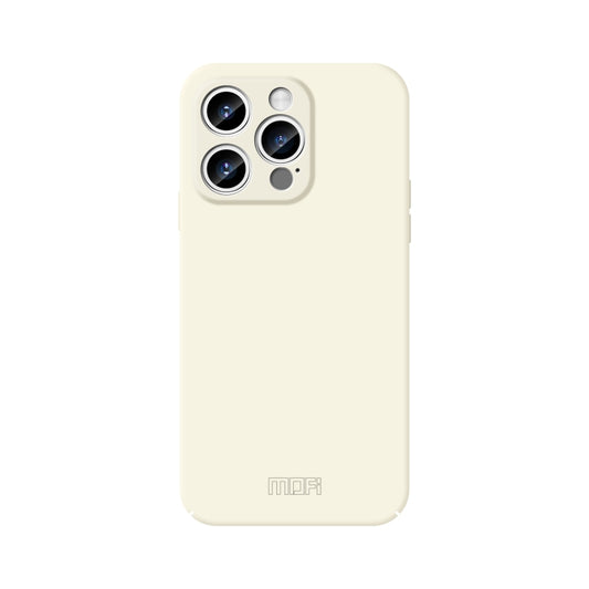 For iPhone 15 Pro MOFI Qin Series Skin Feel All-inclusive PC Phone Case(Beige) - iPhone 15 Pro Cases by MOFI | Online Shopping UK | buy2fix