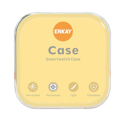 For Samsung Galaxy Watch6 Classic 43mm ENKAY Hat-Prince 2 in 1 TPU Armor Watch Case + 0.2mm 9H Tempered Glass Screen Protector(Red) - Watch Cases by ENKAY | Online Shopping UK | buy2fix