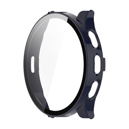 For Garmin Venu 3 ENKAY Hat-Prince Full Coverage PC + Tempered Glass Film Integrated Watch Case(Dark Blue) - Watch Cases by ENKAY | Online Shopping UK | buy2fix