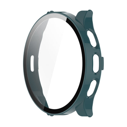 For Garmin Venu 3 ENKAY Hat-Prince Full Coverage PC + Tempered Glass Film Integrated Watch Case(Dark Green) - Watch Cases by ENKAY | Online Shopping UK | buy2fix