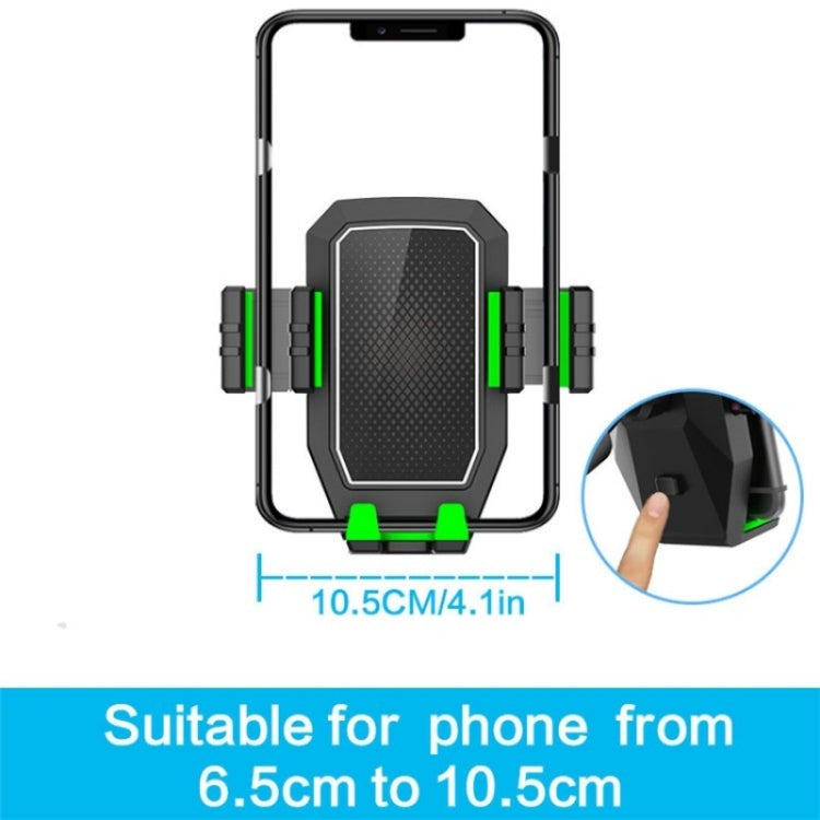 A06 Multifunctional Car Cup Mug Bottle Holder Mobile Phone Mount Stand Food Snack Tray Table(Green) - Car Drink Holders by buy2fix | Online Shopping UK | buy2fix