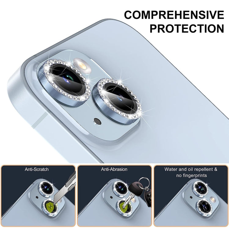 For iPhone 13 Pro / 13 Pro Max ENKAY AR Anti-reflection Individual Diamond Ring Camera Lens Glass Full Film(Golden) - iPhone 13 Pro Max Tempered Glass by ENKAY | Online Shopping UK | buy2fix