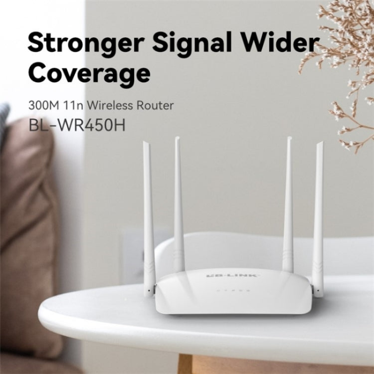 LB-LINK WR450H 4x5dBi High Gain Antennas WiFi Extender 300Mbps Wireless Router - Wireless Routers by LB-LINK | Online Shopping UK | buy2fix