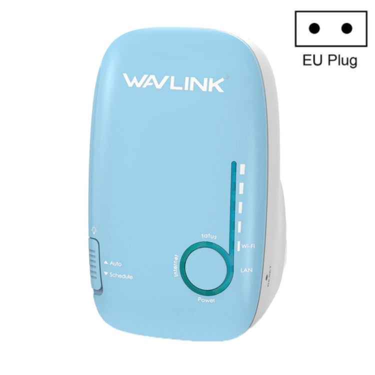 WAVLINK WN576K1 AC1200 Household WiFi Router Network Extender Dual Band Wireless Repeater, Plug:EU Plug (Blue) - Wireless Routers by WAVLINK | Online Shopping UK | buy2fix