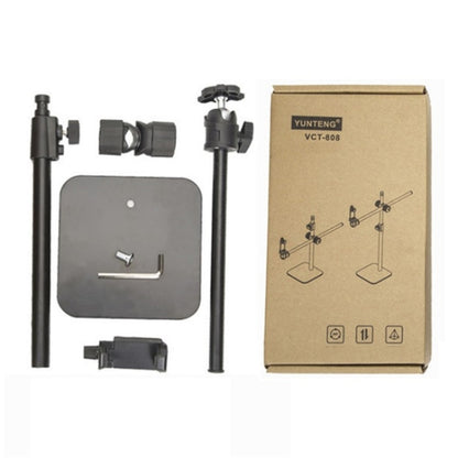 YUNTENG VCT-808 Table Phone Clip Holder Microphone DSLR Camera Desktop Mount Stand -  by YUNTENG | Online Shopping UK | buy2fix