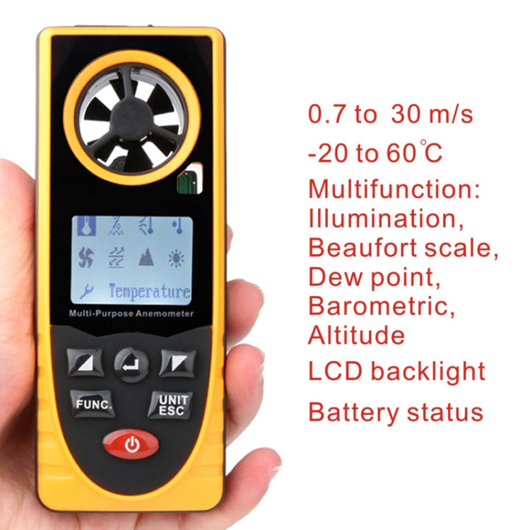 GM8910 Multi-purpose Anemometer - Consumer Electronics by buy2fix | Online Shopping UK | buy2fix