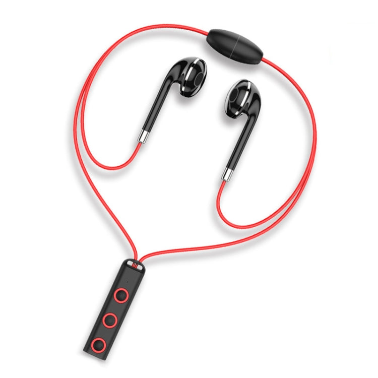 BT313 Magnetic Earbuds Sport Wireless Headphone Handsfree bluetooth HD Stereo Bass Headsets with Mic(Red) - Sport Earphone by buy2fix | Online Shopping UK | buy2fix