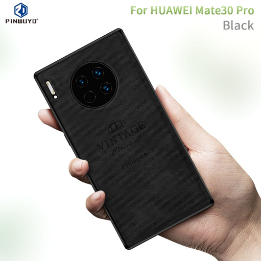 For Huawei Mate 30 Pro PINWUYO Zun Series PC + TPU + Skin Waterproof and Anti-fall All-inclusive Protective Case(Black) - Huawei Cases by PINWUYO | Online Shopping UK | buy2fix