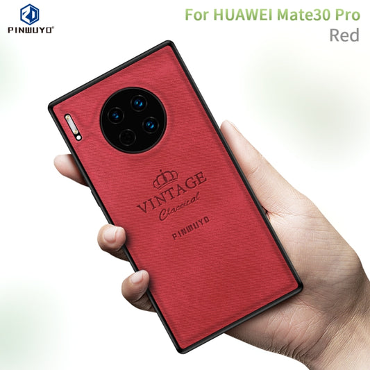 For Huawei Mate 30 Pro PINWUYO Zun Series PC + TPU + Skin Waterproof and Anti-fall All-inclusive Protective Case(Red) - Huawei Cases by PINWUYO | Online Shopping UK | buy2fix