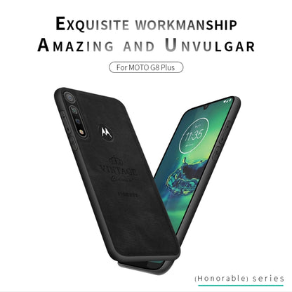 For MOTO G8 Plus PINWUYO Zun Series PC + TPU + Skin Waterproof And Anti-fall All-inclusive Protective Shell(Black) - Motorola Cases by PINWUYO | Online Shopping UK | buy2fix