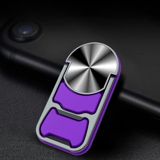 Car Desktop Stand Magnetic Rotating Metal Holder with Beer Opener(Purple) - Ring Holder by buy2fix | Online Shopping UK | buy2fix